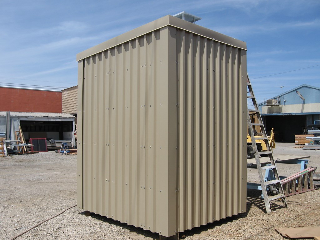 prefabricated steel frame scada shelter