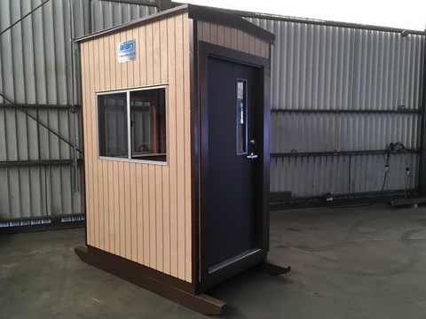 prefabricated guard shack, watchmans hut, valet booth