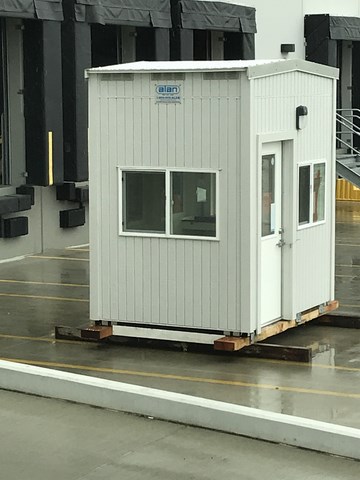 6x8 guard booth Washington State design