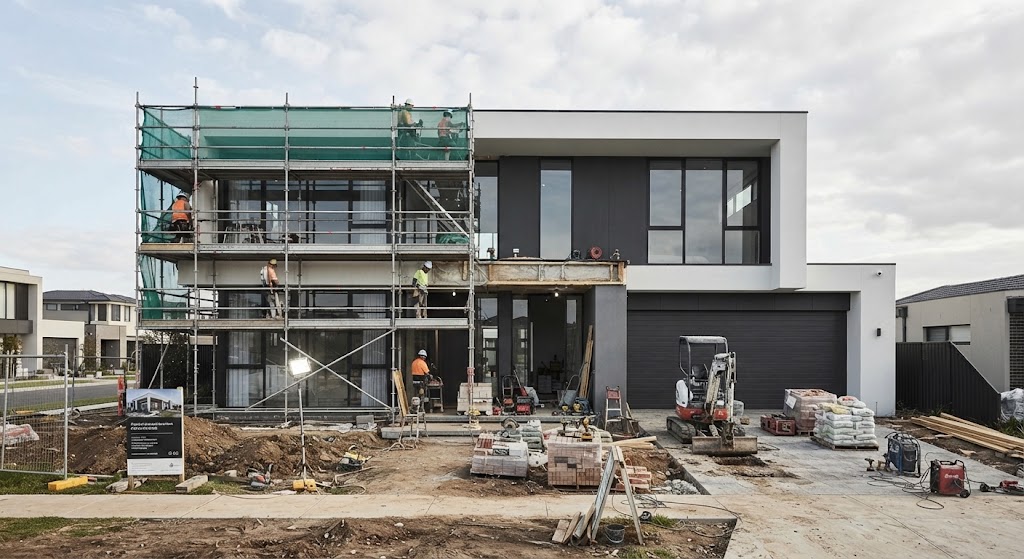 Rumah minimalis dengan fasad sederhana